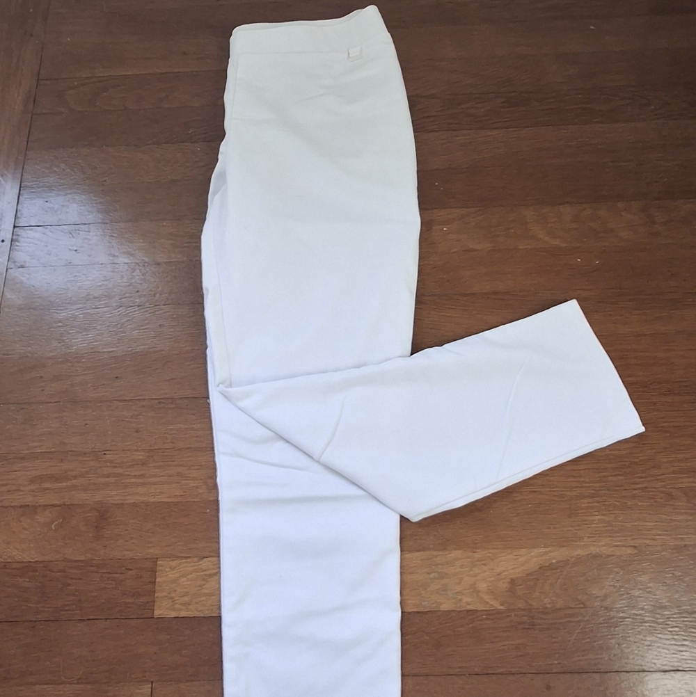 Calvin Klein White Slim Fit Summer Pants Size 12